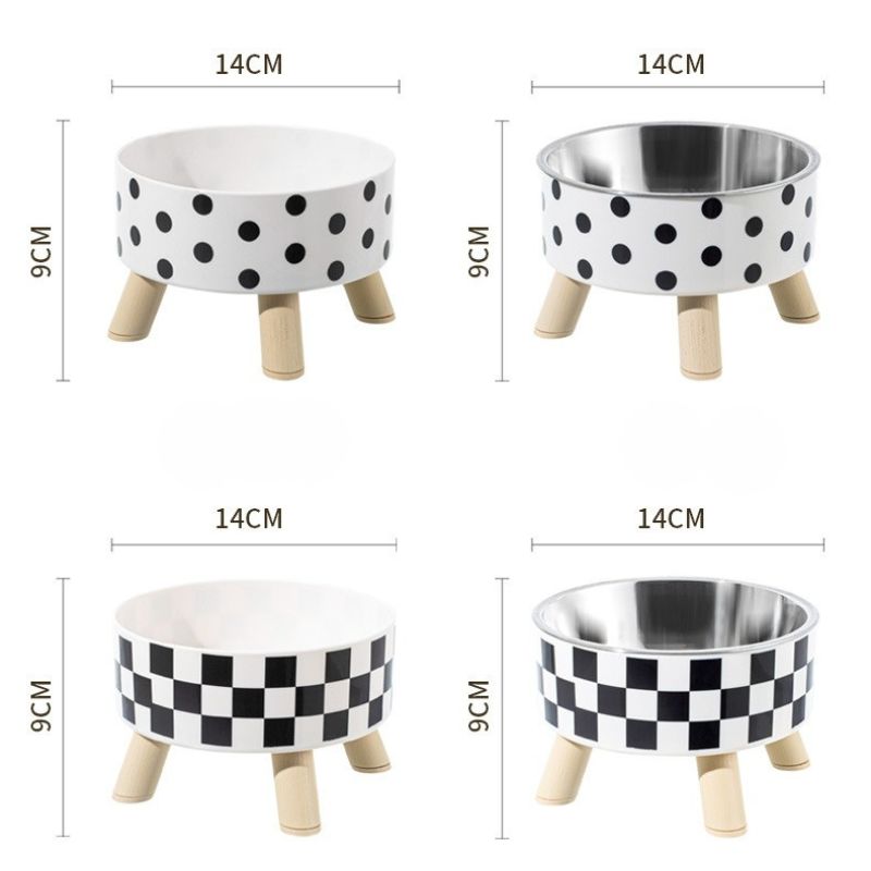 Whisker-Safe Elevated Pet Bowl | Stable Raised Stand & Durable Stainless Steel