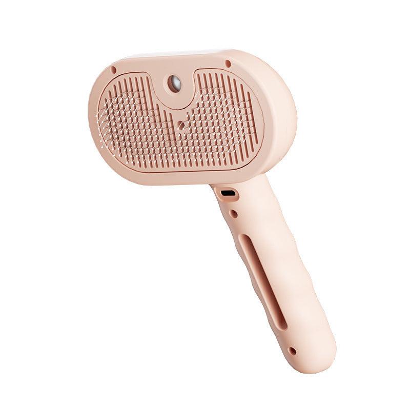 Pet Spray Hair Removal Comb, 1-piece pet hair brush, pet hair cleaning brush with sheddingbutton, cat brush, dog brush, cat and dog beautyand massage comb, pet supplies - NoKa&AuroraStone