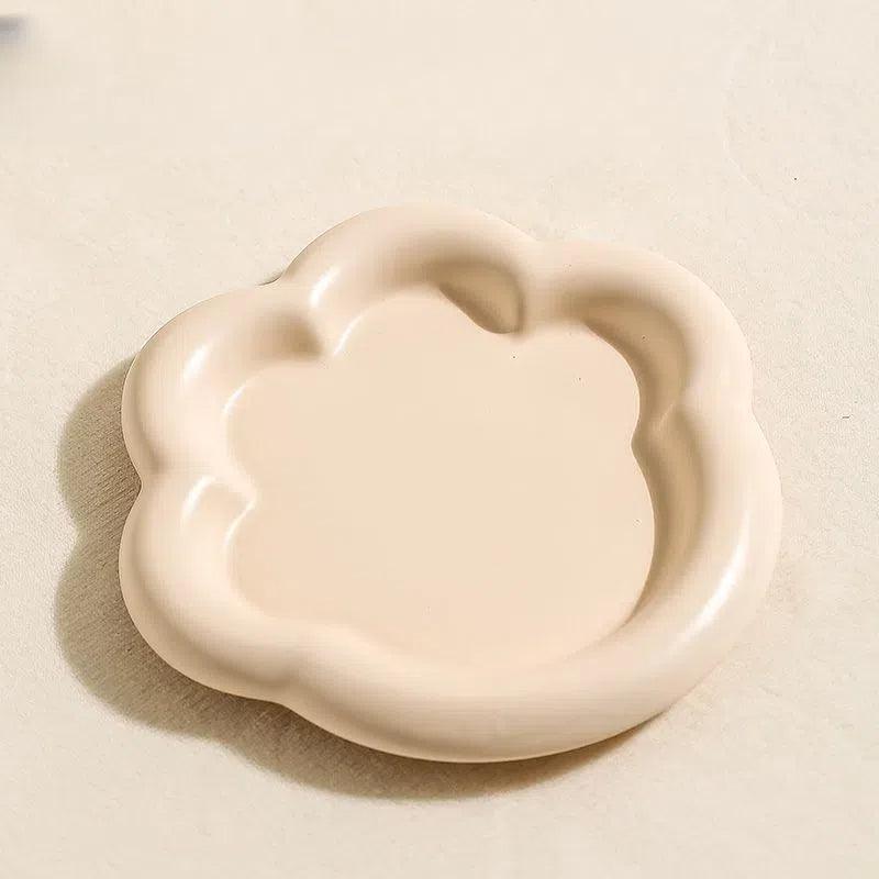 Canned Cat Bowl Ceramic Cat Bowl Cat Plate Large Diameter Rice Bowl Dinner Plate Cat Pet Bowl Shallow Mouth - NoKa&AuroraStone