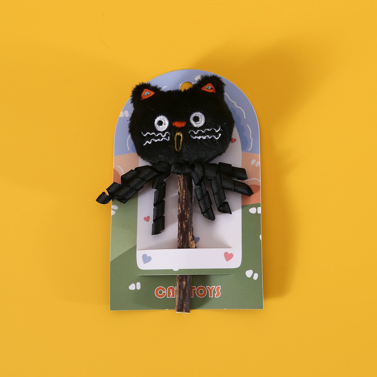 Catnip Plush Toy with Tassels & Sound – Interactive Chew Toy for Cats