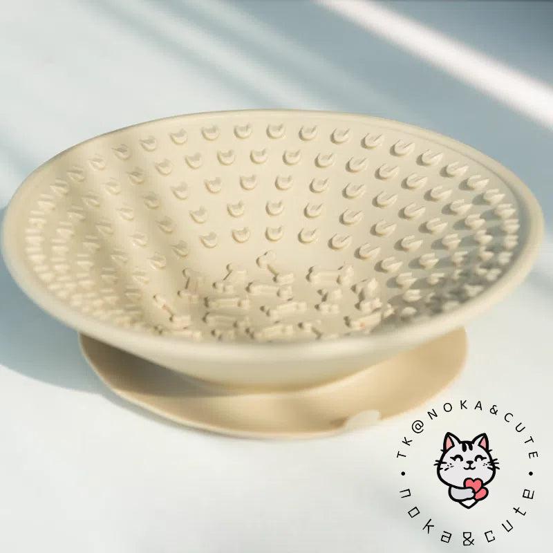 Small and medium-sized dog slow food bowl, silicone licking pad, licking plate, shaking bowl, pet cat puzzle, leakage, hidden food, rich toys - NoKa&AuroraStone