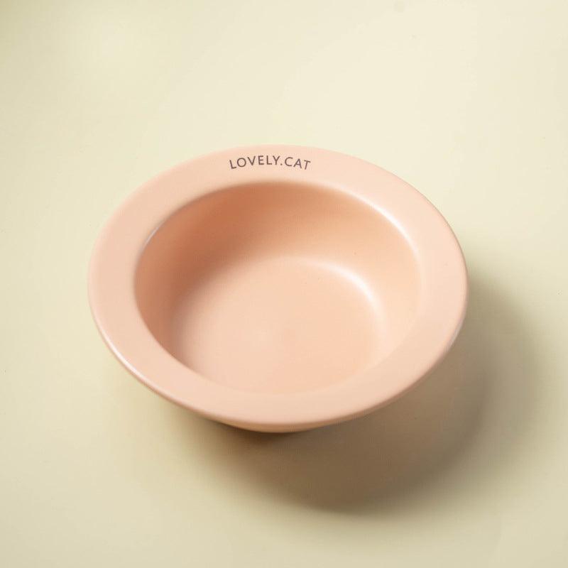 Pet Bowl ceramic dog cat bowl non-black chin cat dog food bowl drinking water Slow Food Bowl wholesale - NoKa&AuroraStone