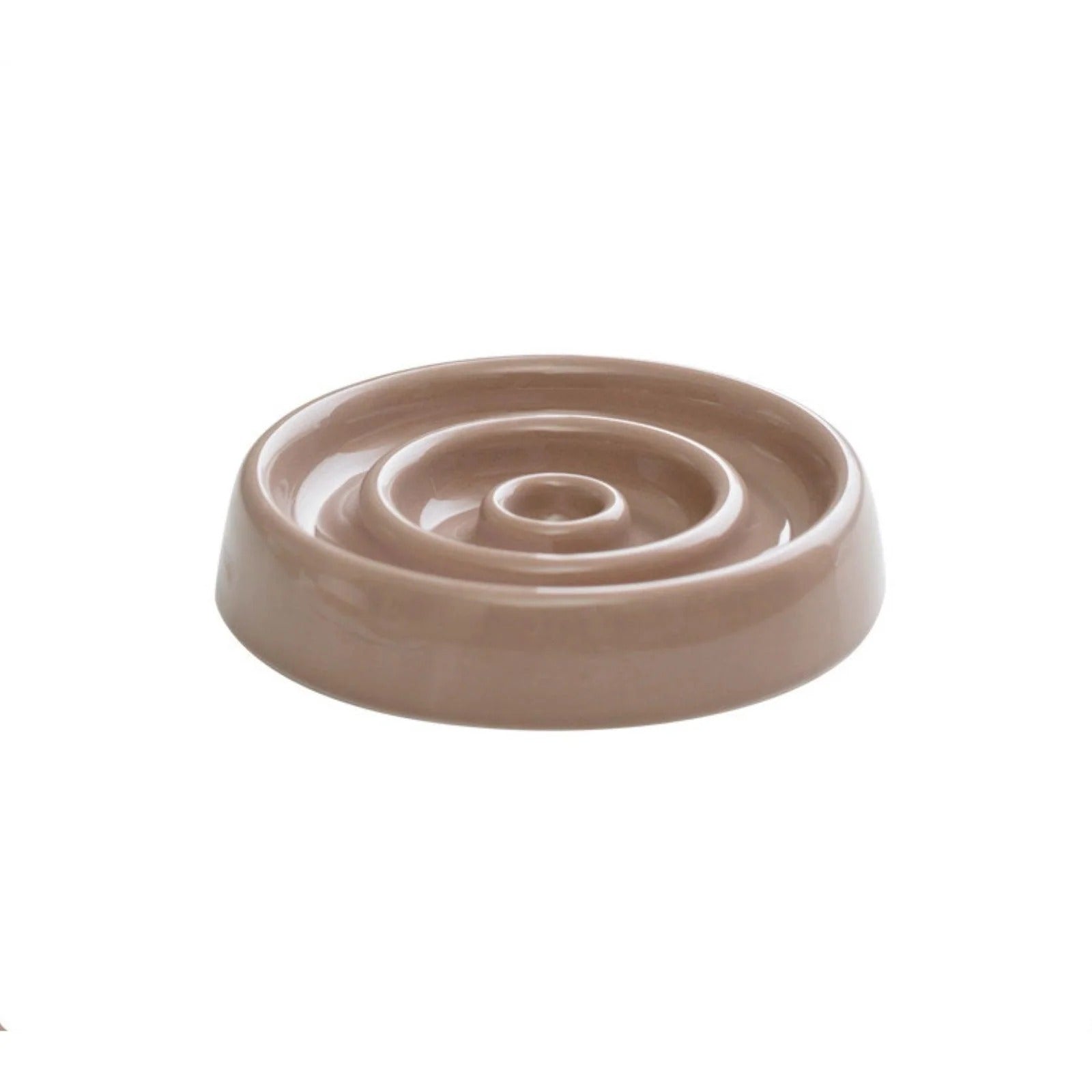 Ceramic Slow Eating Pet Food Bowl for Cats and Dogs