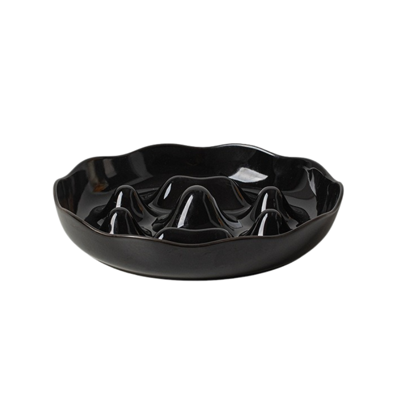 Ceramic Slow Feeder Bowl for Medium & Large Dogs | Anti-Choke