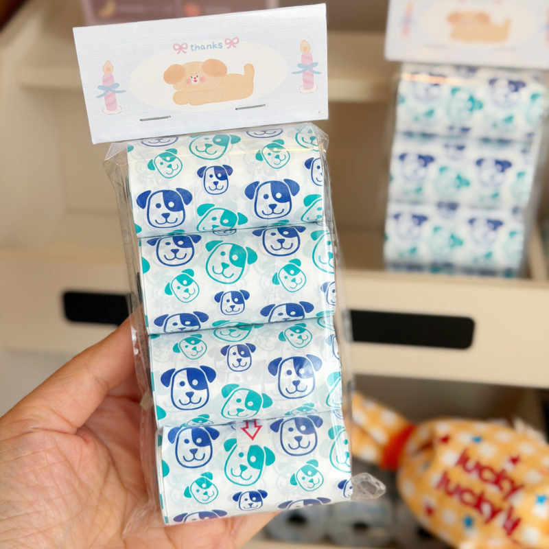 Portable Dog Poop Bag Dispenser with Hook for Walking