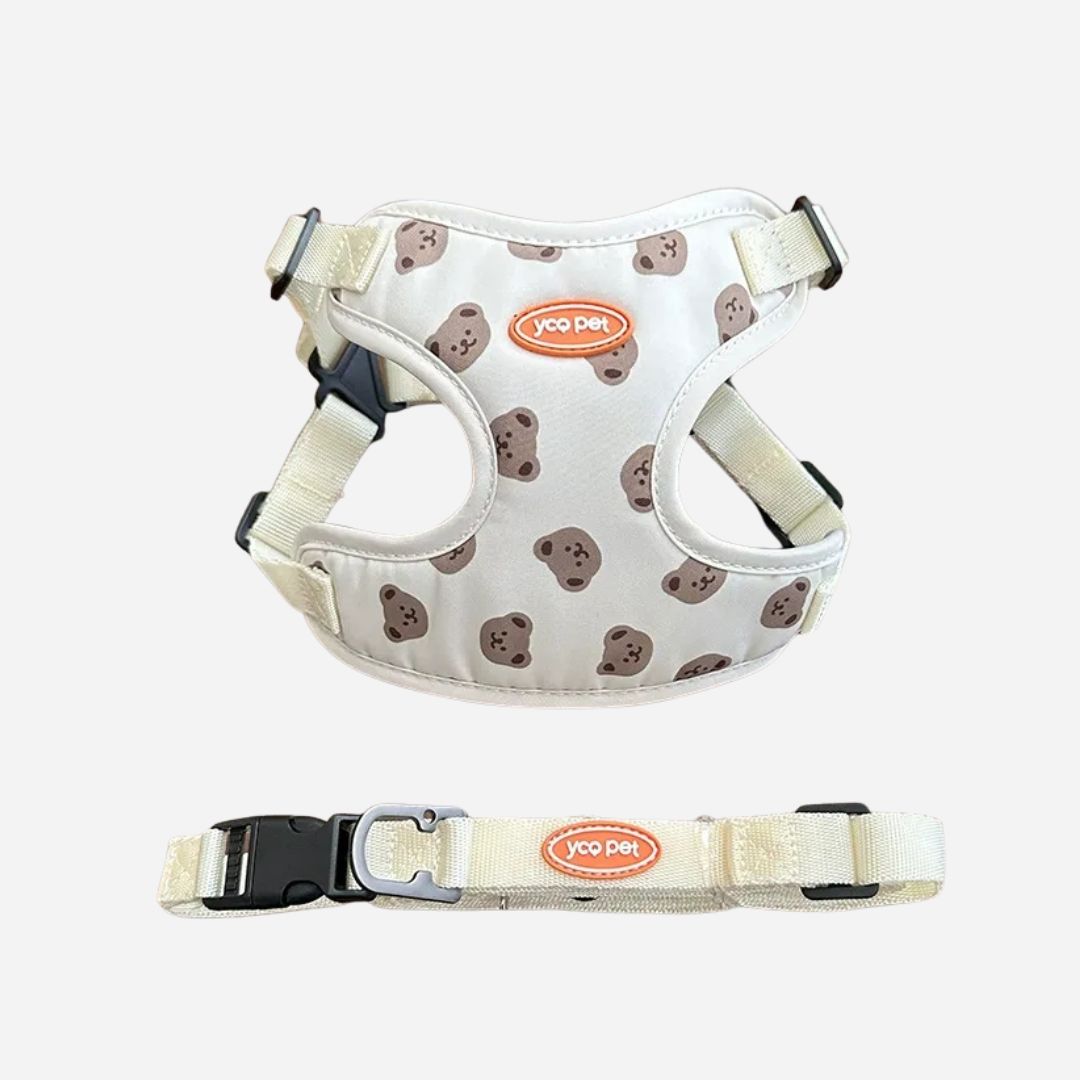 Adjustable Breathable Harness for Small & Medium Pets｜Vest-Style Lightweight Dog Harness