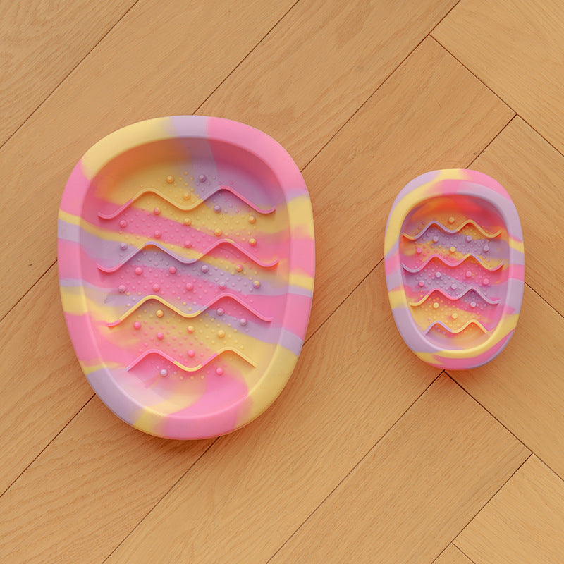 Pet Silicone Slow Feeder Bowl | Non-Slip Suction Base for Cats & Small Dogs