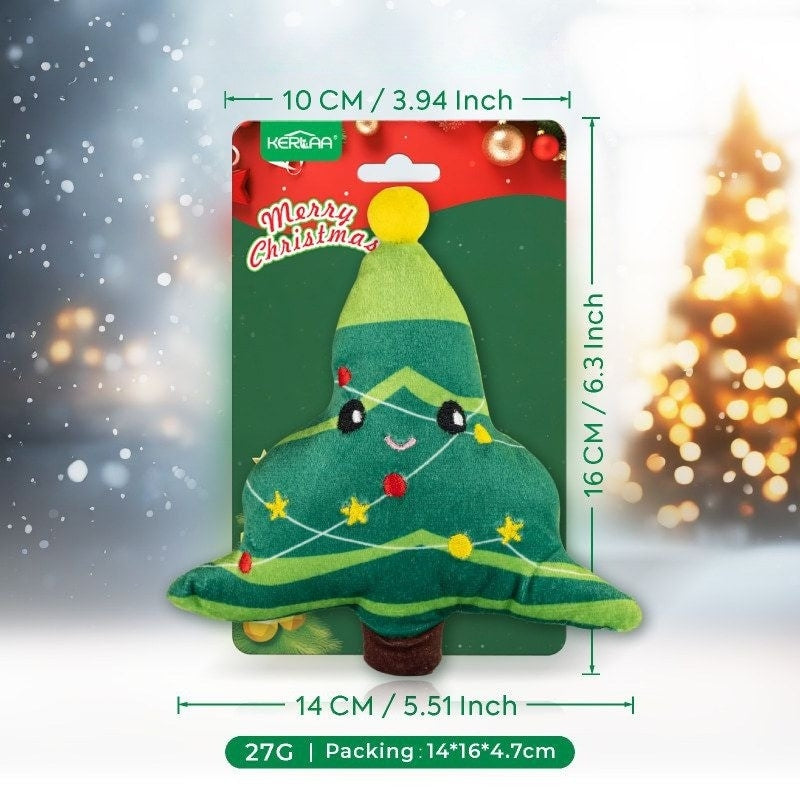 Christmas Cat Toy Gift Box – Plush Self-Play Toys with Catnip, Holiday Edition