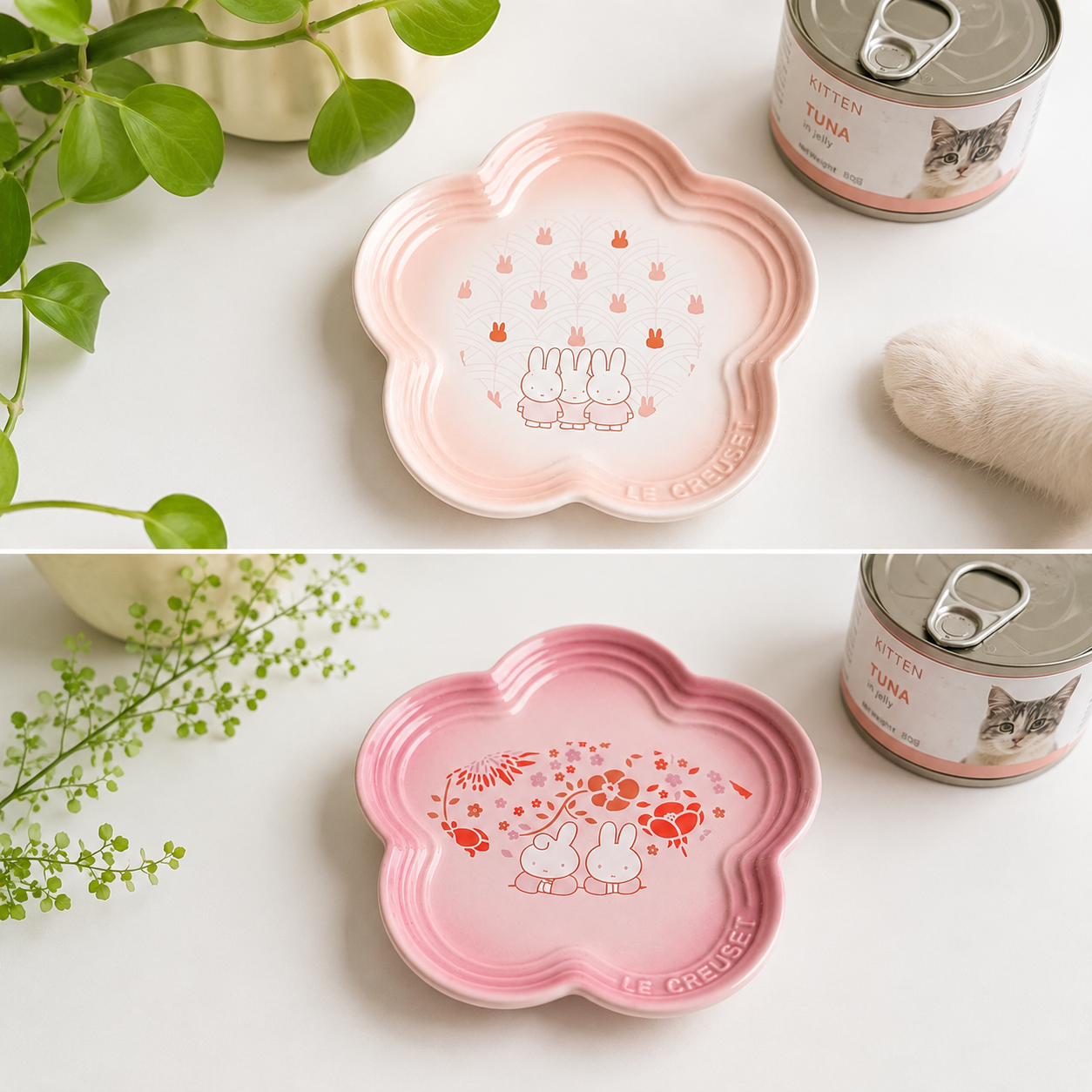 6-Inch Ceramic Pet Plate for Cats & Small Dogs