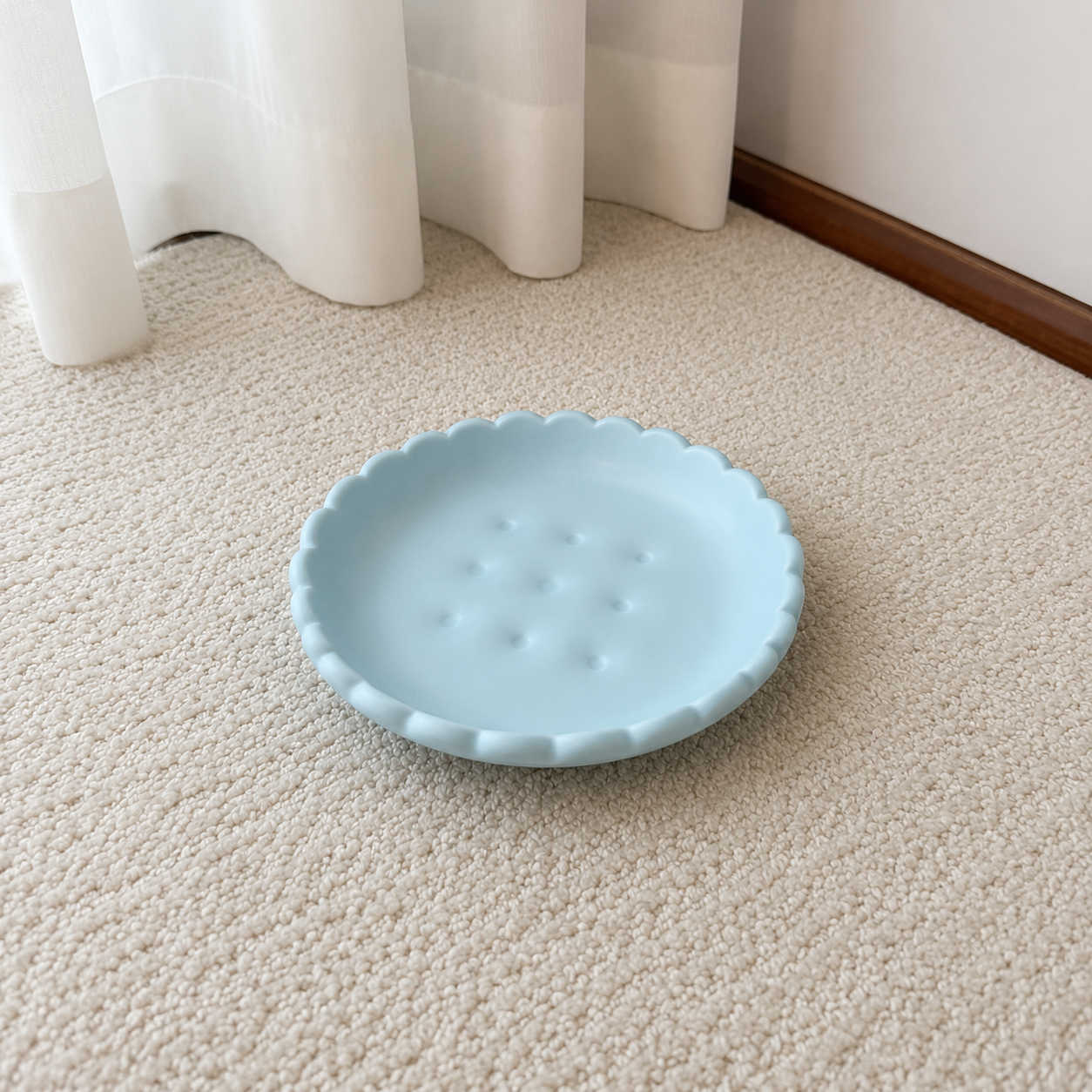 6-Inch Ceramic Pet Bowl – For Cats & Small Dogs