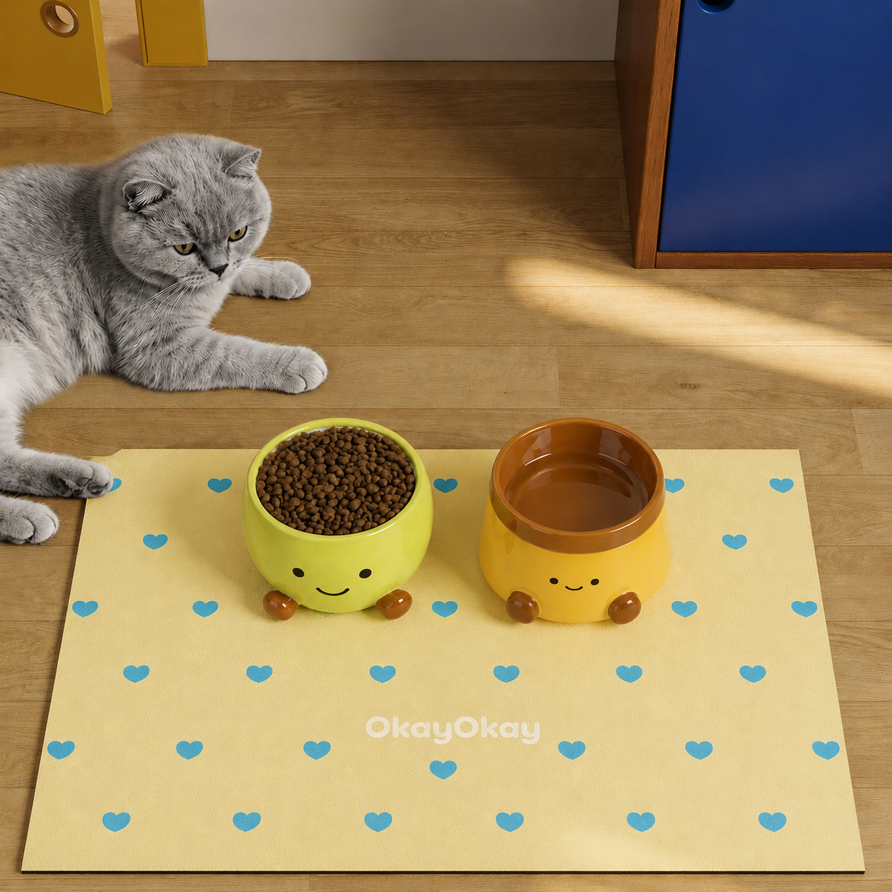 Absorbent Pet Feeding Mat – Non-Slip, Easy-Clean Placemat for Cats & Dogs
