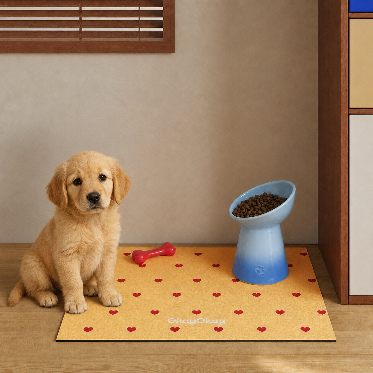 Absorbent Pet Feeding Mat – Non-Slip, Easy-Clean Placemat for Cats & Dogs