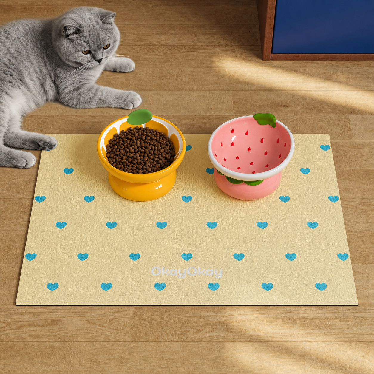 Absorbent Pet Feeding Mat – Non-Slip, Easy-Clean Placemat for Cats & Dogs