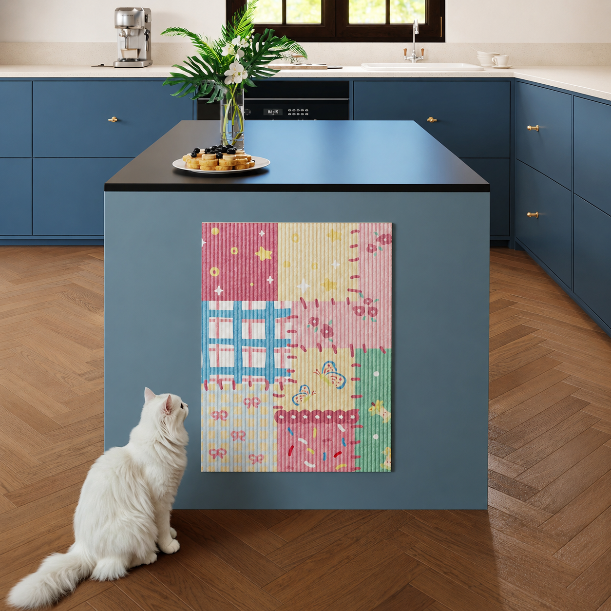 Heavy-Duty Self-Adhesive Cat Scratch Mat – Thick Furniture & Wall Protector