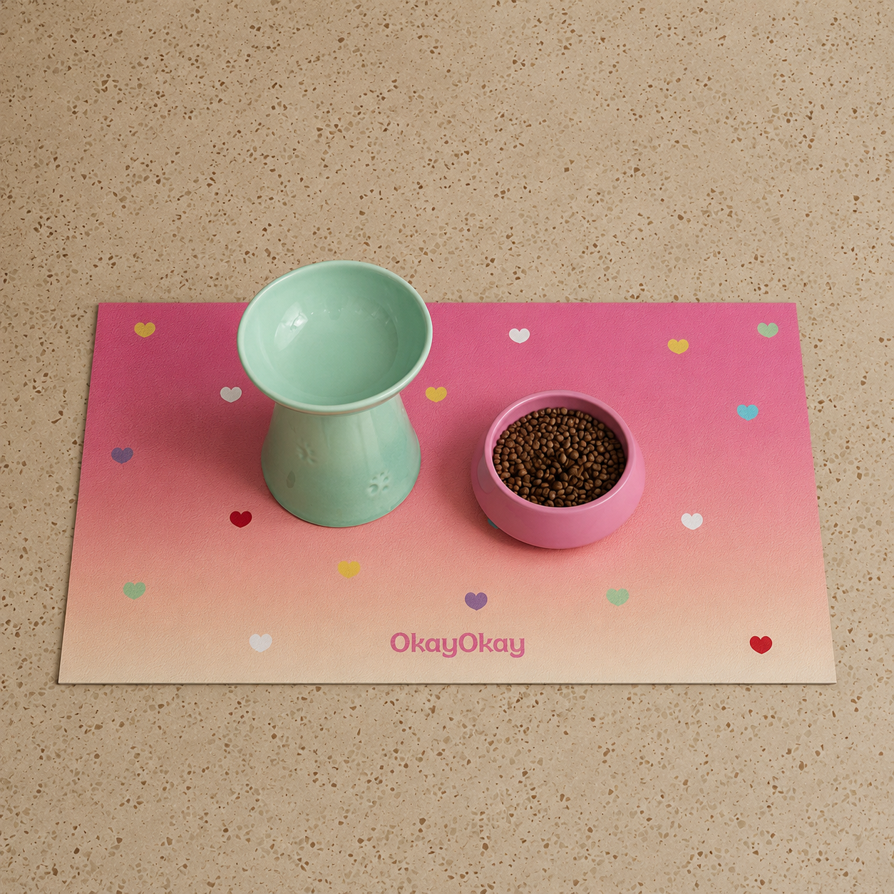 Absorbent Pet Feeding Mat – Non-Slip, Easy-Clean Food Mat for Cats & Dogs