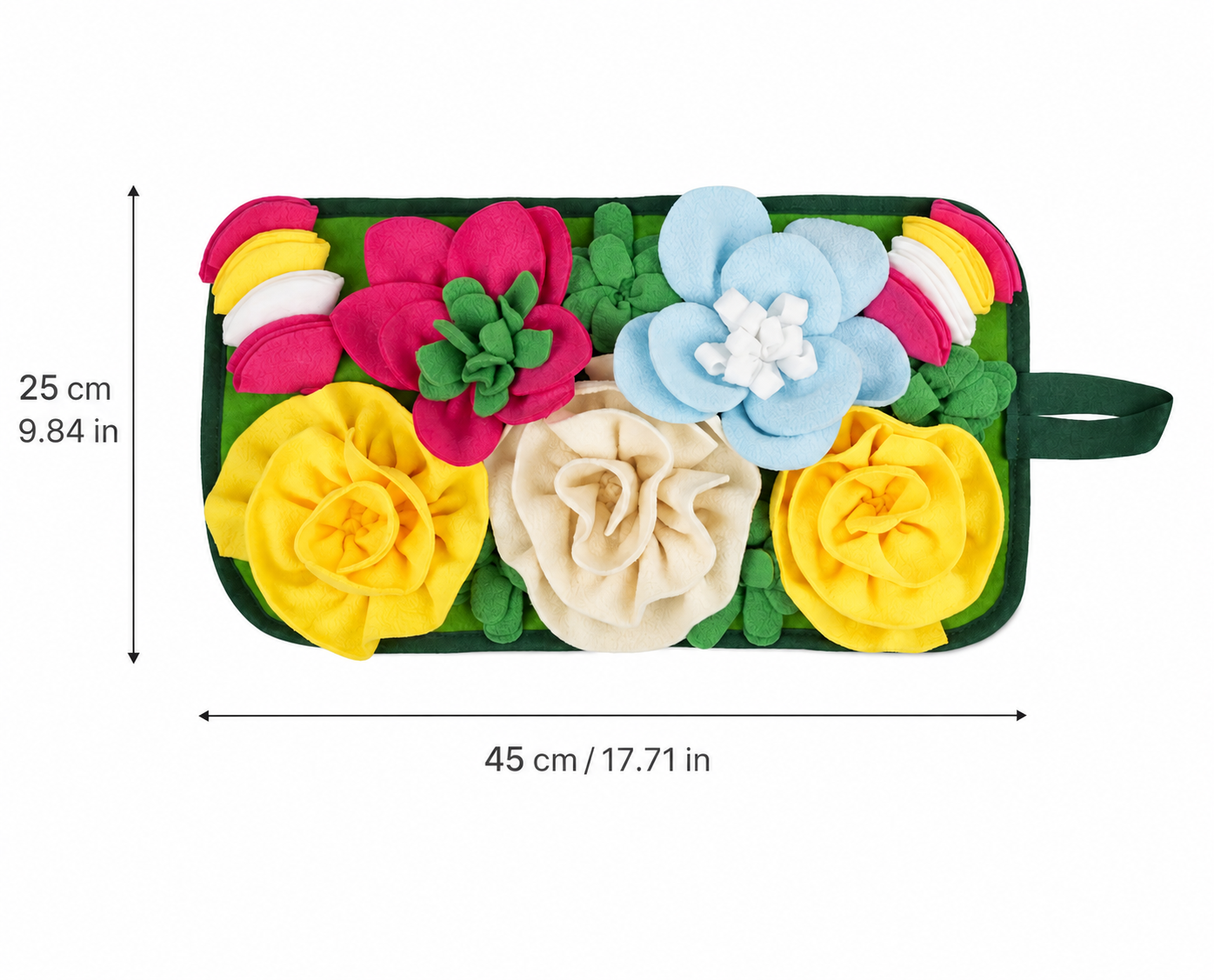 Pet Enrichment Snuffle Mat – Interactive Nose Work & Treat Hiding Toy for Cats & Dogs