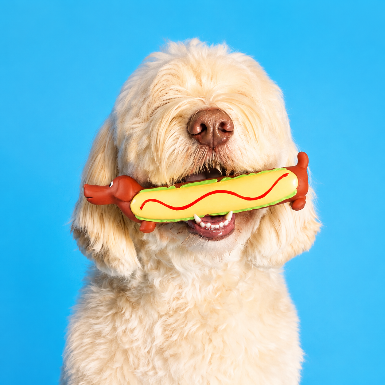 Dachshund Latex Dog Toy – Squeaky Chew Toy for Puppies & Small Dogs