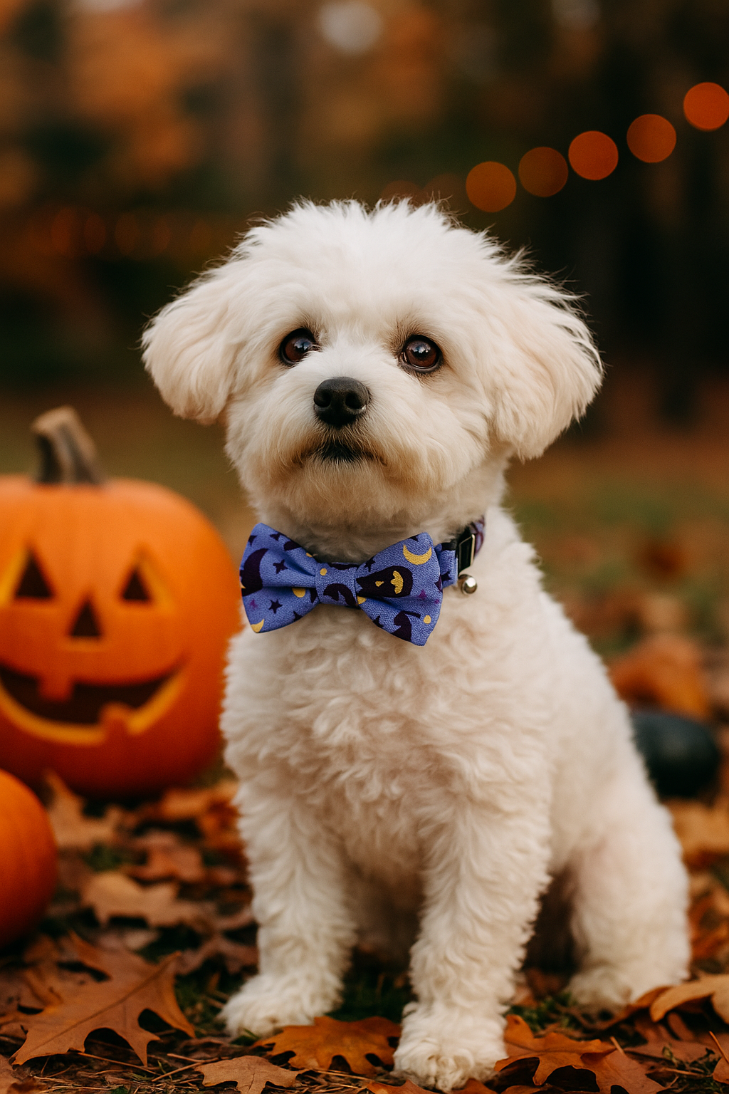 2pcs Halloween Pet Collar for Small Dogs & Cats – Festive, Adjustable, Comfortable