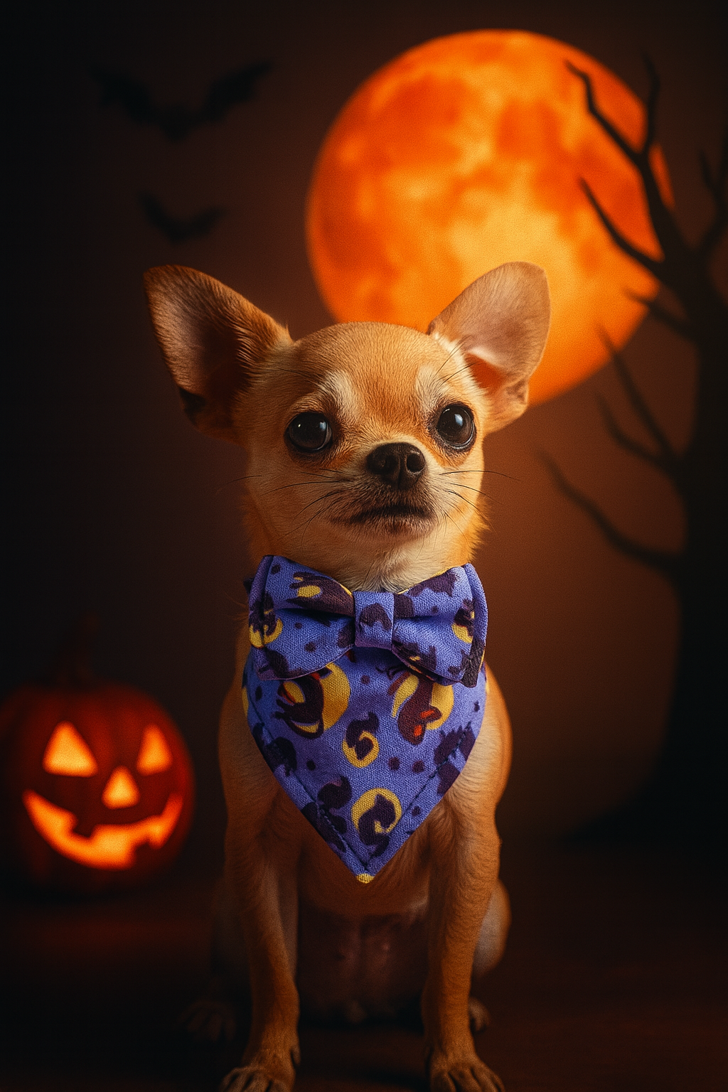 2pcs Halloween Pet Collar for Small Dogs & Cats – Festive, Adjustable, Comfortable