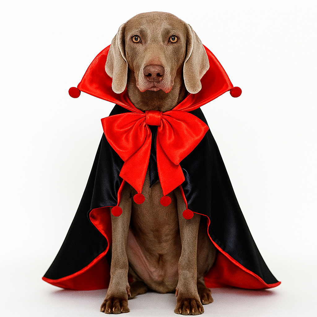 Halloween Wizard Cloak for Pets – Magical Cosplay Cape Costume for Dogs