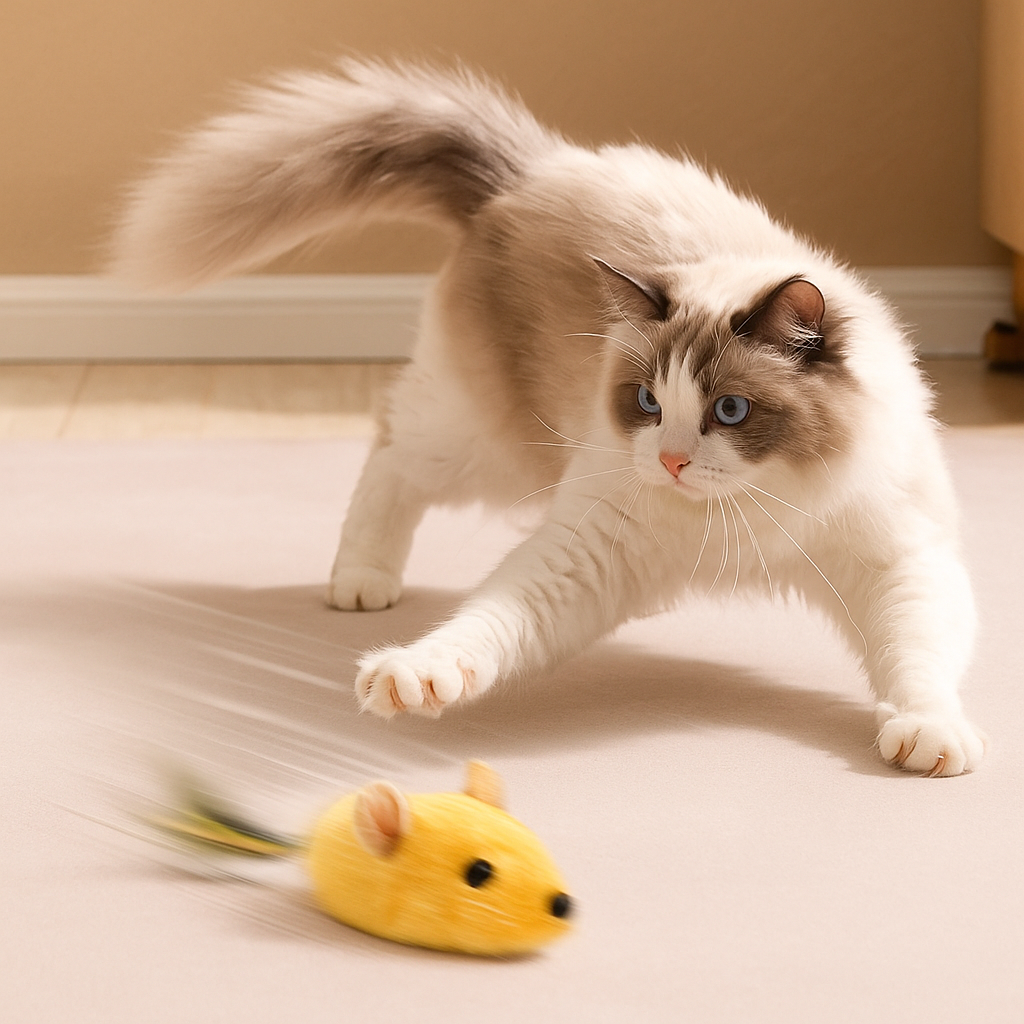 Smart Rechargeable Remote-Control Realistic Mouse Toy – Interactive Cat Teaser