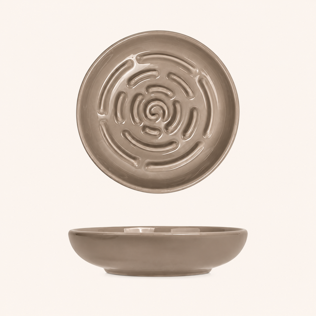 Ceramic Slow Feeder Bowl for Dogs & Cats – Anti-Gulping Design for Healthy Eating – view 8