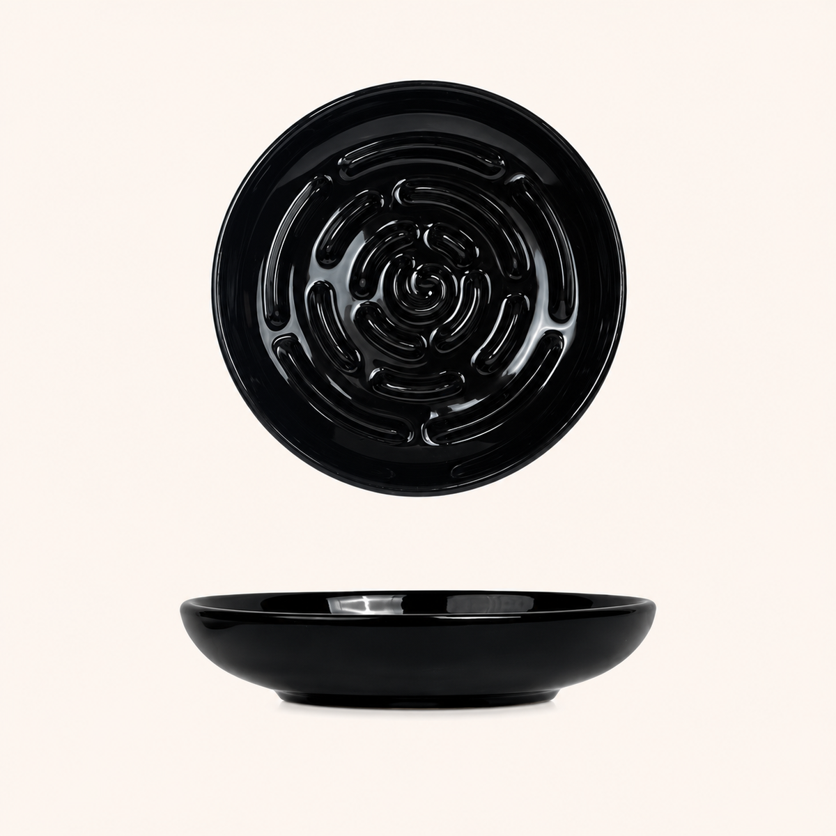 Ceramic Slow Feeder Bowl for Dogs & Cats – Anti-Gulping Design for Healthy Eating – view 9