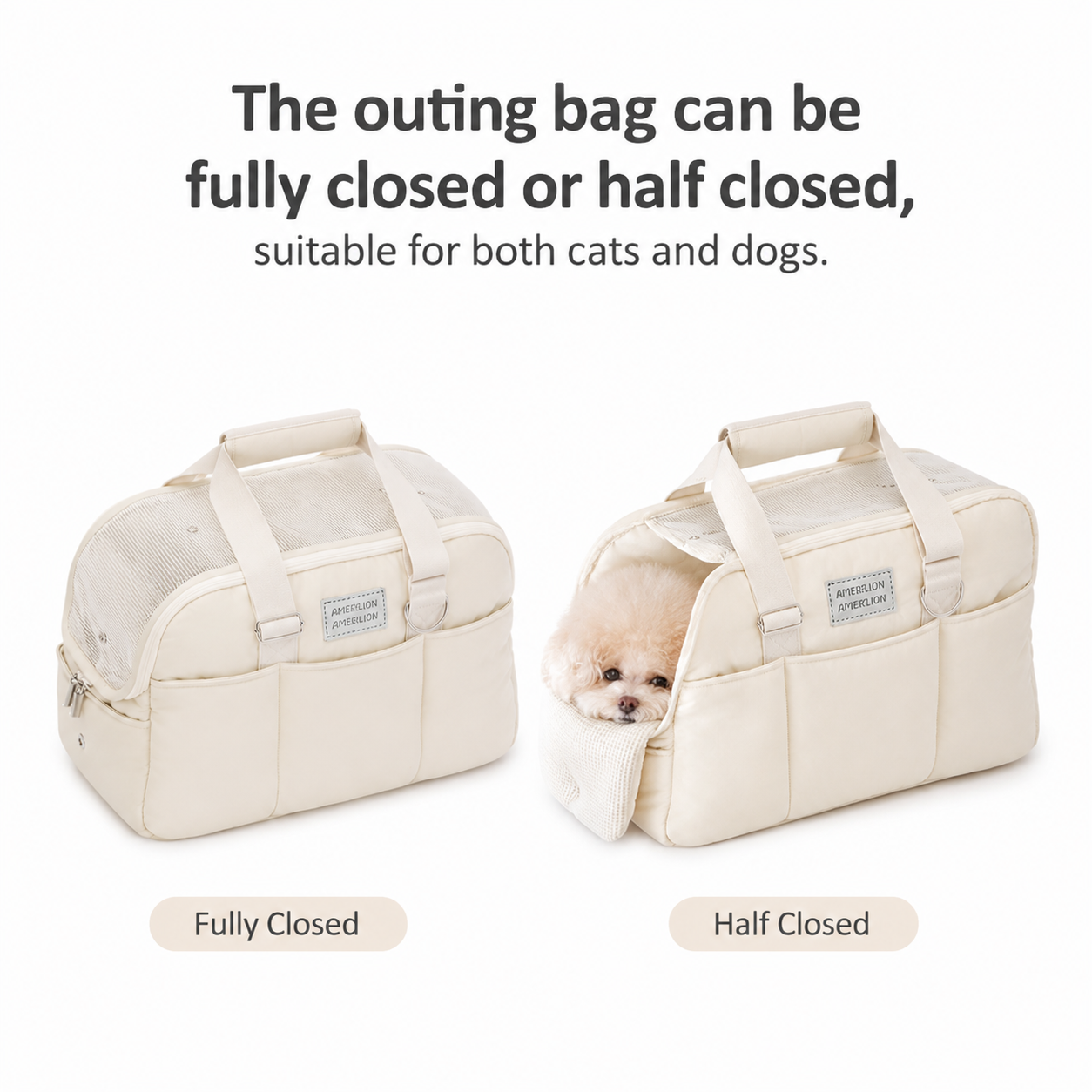Lightweight Single-Shoulder Pet Carrier – For Cats & Small Dogs Up to 10kg – view 6