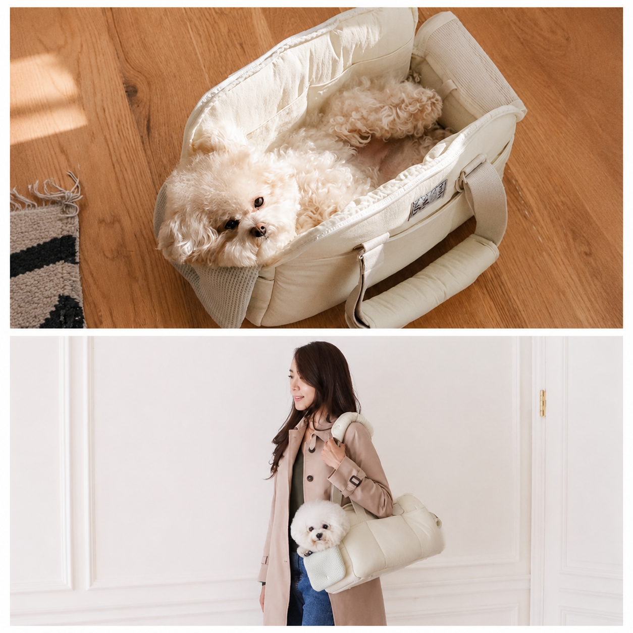 Lightweight Single-Shoulder Pet Carrier – For Cats & Small Dogs Up to 10kg – view 3