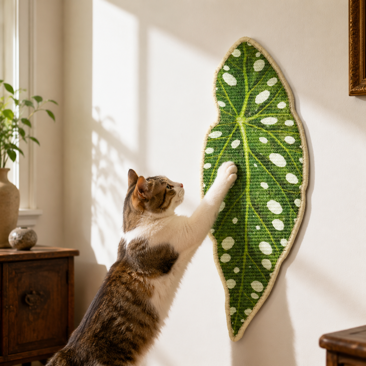 Self-Adhesive Sisal Cat Scratching Pad – Durable No-Shed Cat Scratch Mat