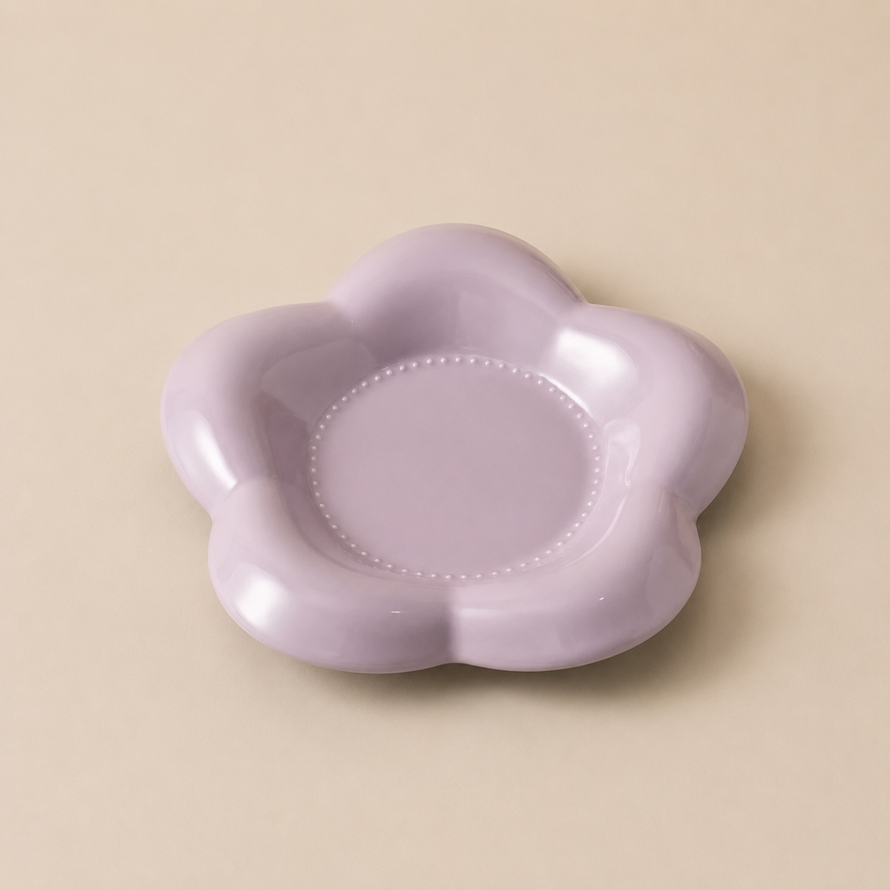 6-Inch Ceramic Pet Plate for Cats & Small Dogs – Compatible with Elevated Wooden Stands