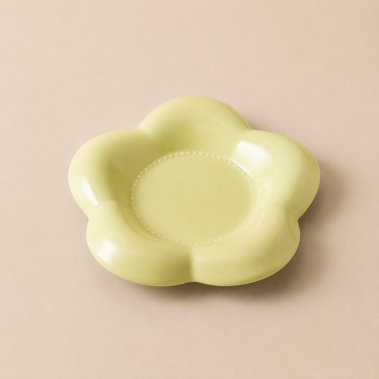 6-Inch Ceramic Pet Plate for Cats & Small Dogs – Compatible with Elevated Wooden Stands