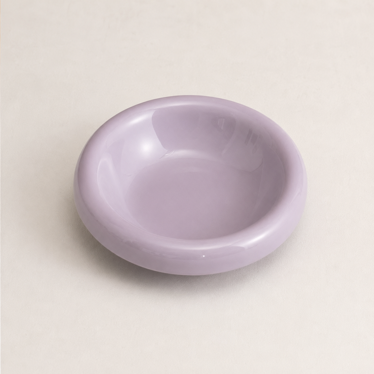 6-Inch Ceramic Pet Plate for Cats & Small Dogs – Compatible with Elevated Wooden Stands