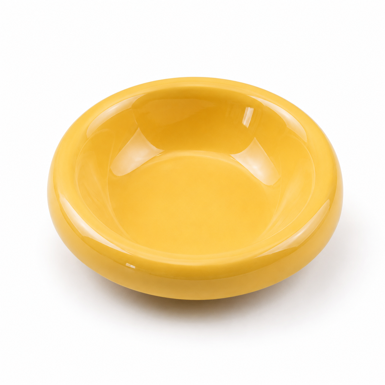 6-Inch Ceramic Pet Plate for Cats & Small Dogs – Compatible with Elevated Wooden Stands