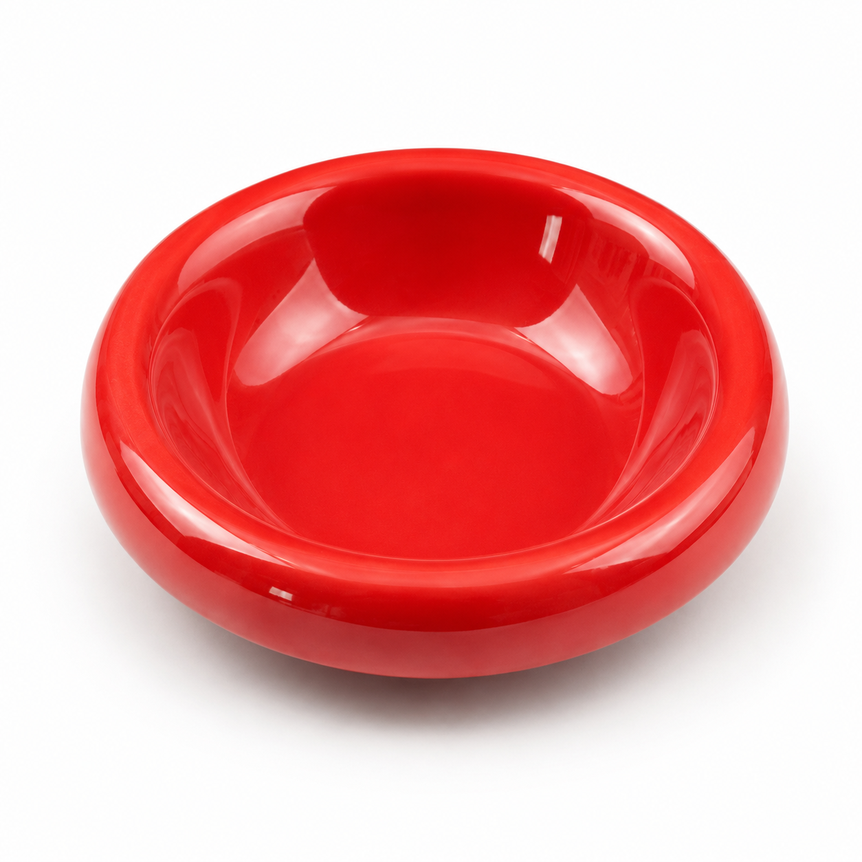 6-Inch Ceramic Pet Plate for Cats & Small Dogs – Compatible with Elevated Wooden Stands