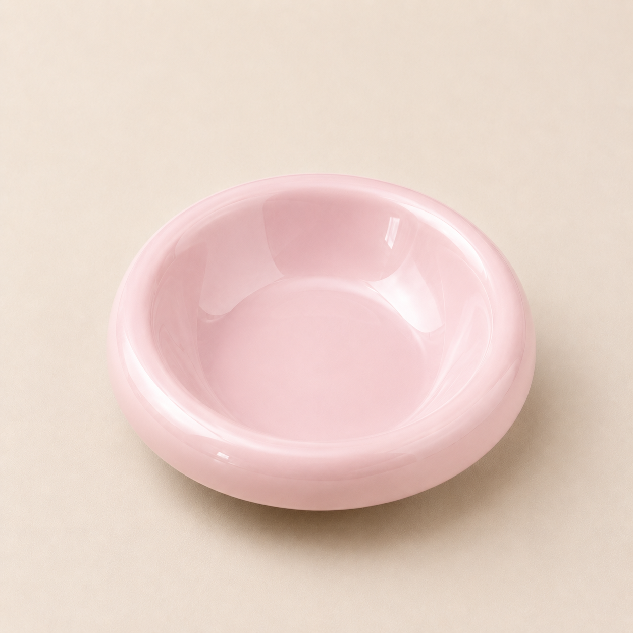 6-Inch Ceramic Pet Plate for Cats & Small Dogs – Compatible with Elevated Wooden Stands