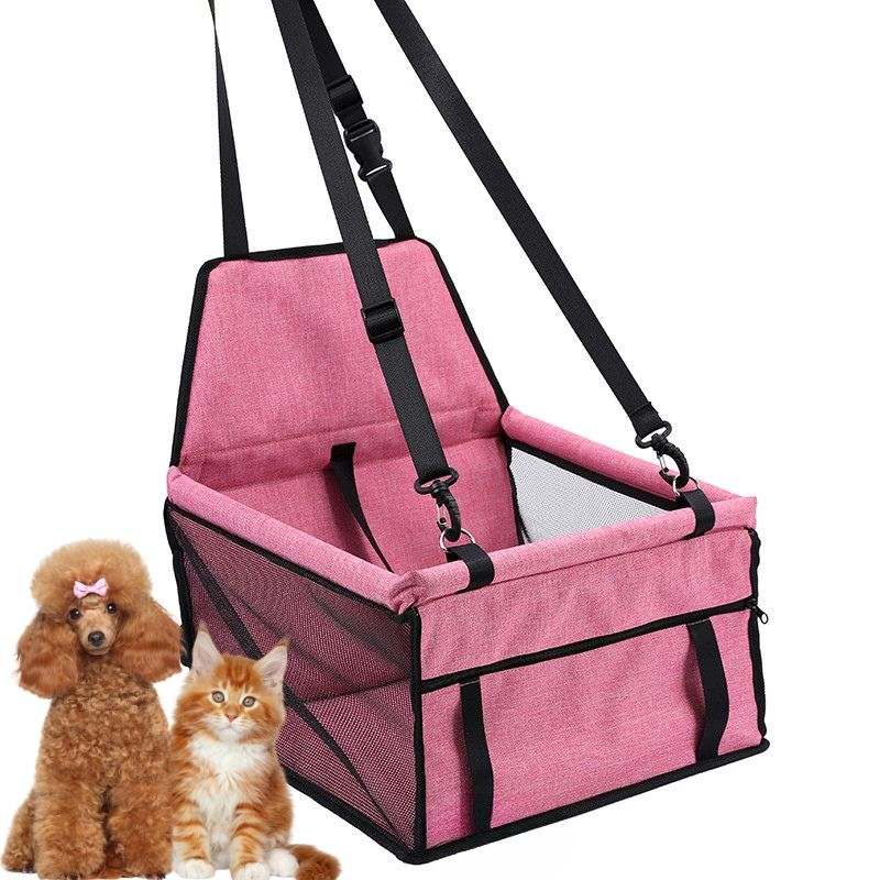 Waterproof & Breathable Pet Car Carrier - Foldable, Scratch-Resistant (Airline-Approved Alternative)