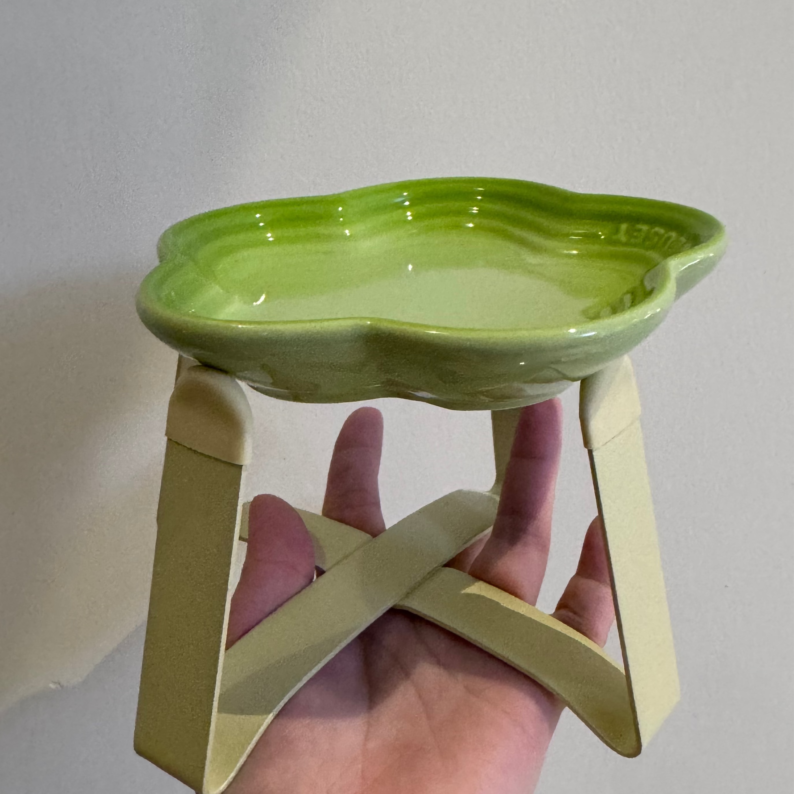 Iron Elevated Pet Bowl Stand Frame