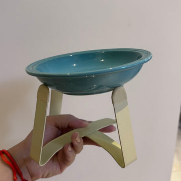 Iron Elevated Pet Bowl Stand Frame