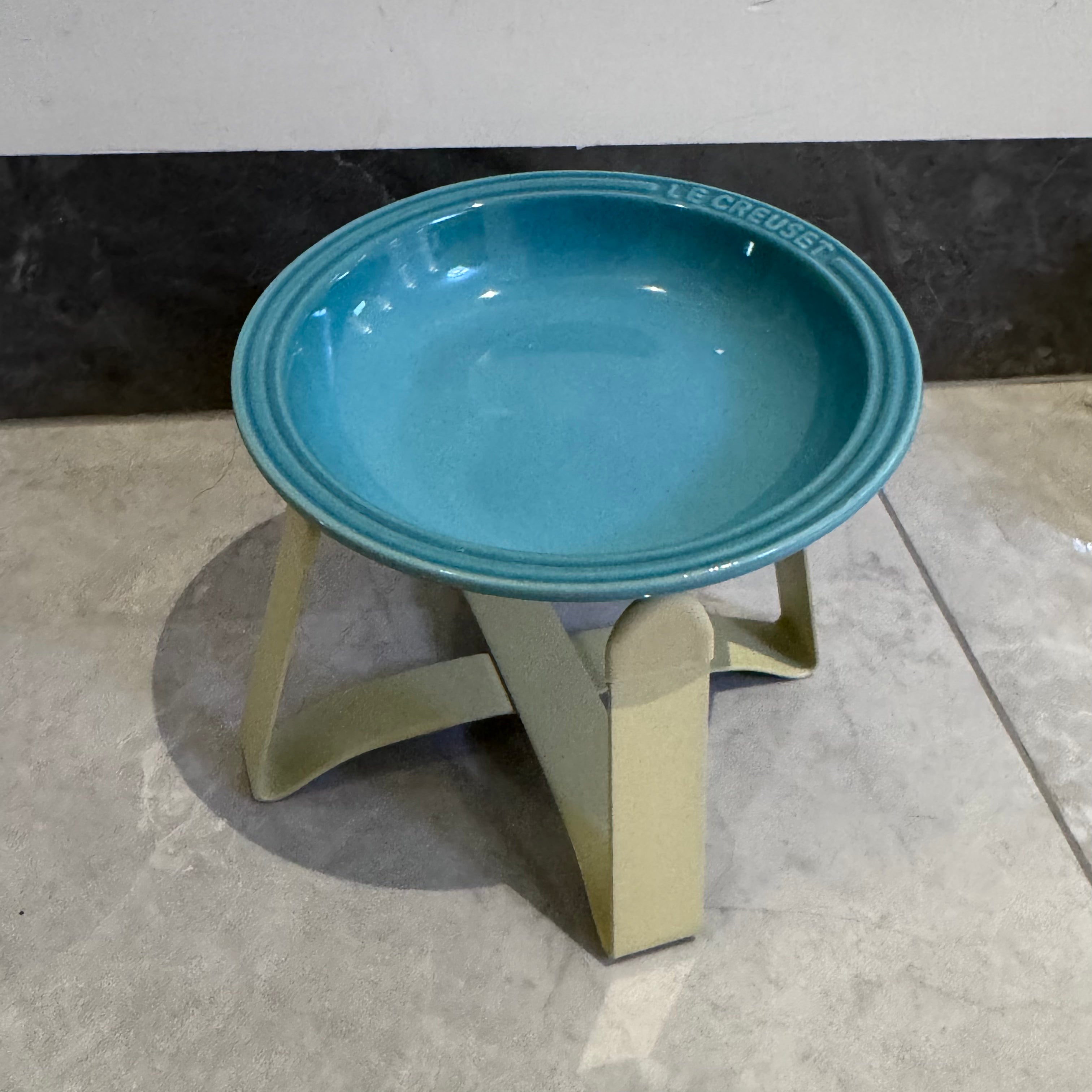 Iron Elevated Pet Bowl Stand Frame