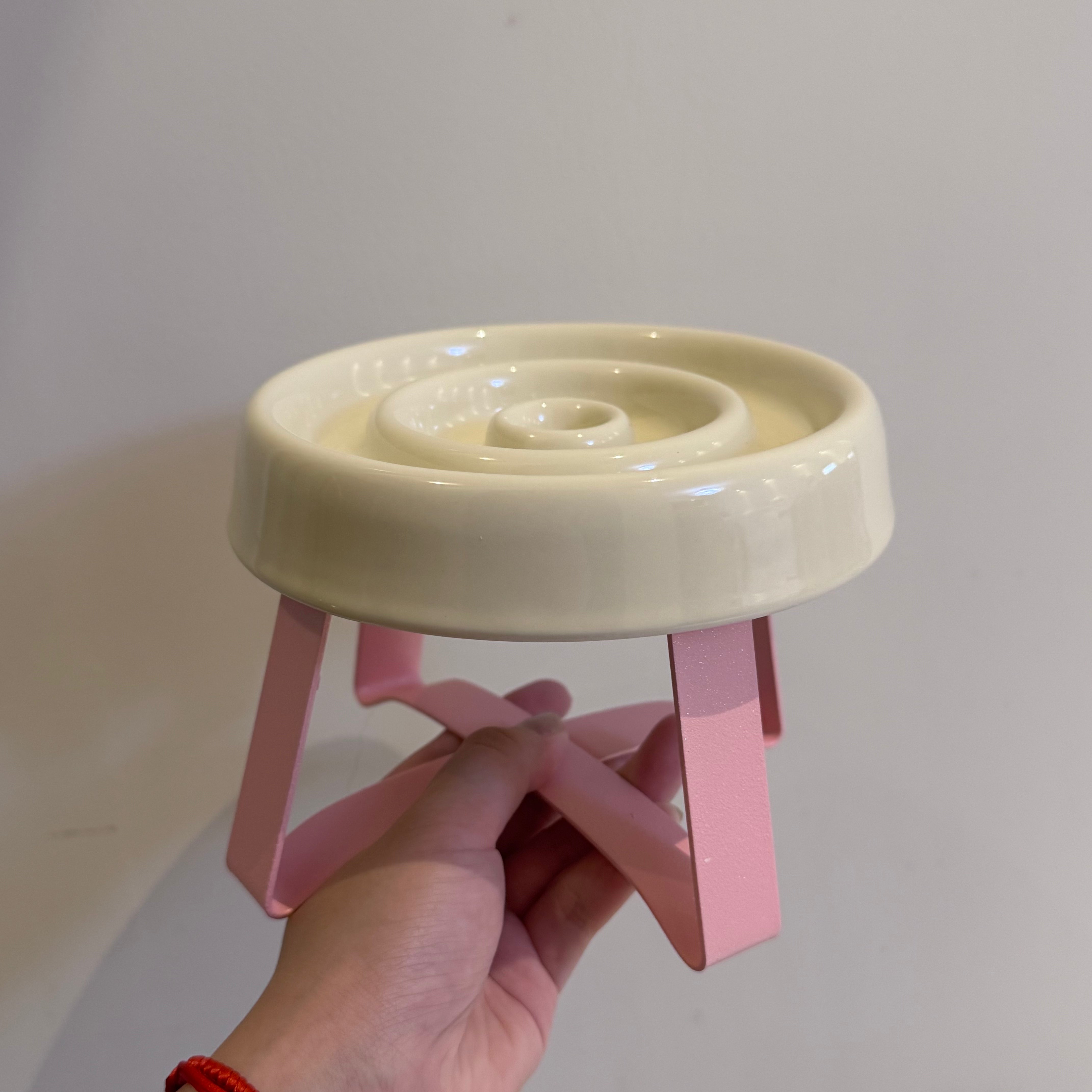 Iron Elevated Pet Bowl Stand Frame