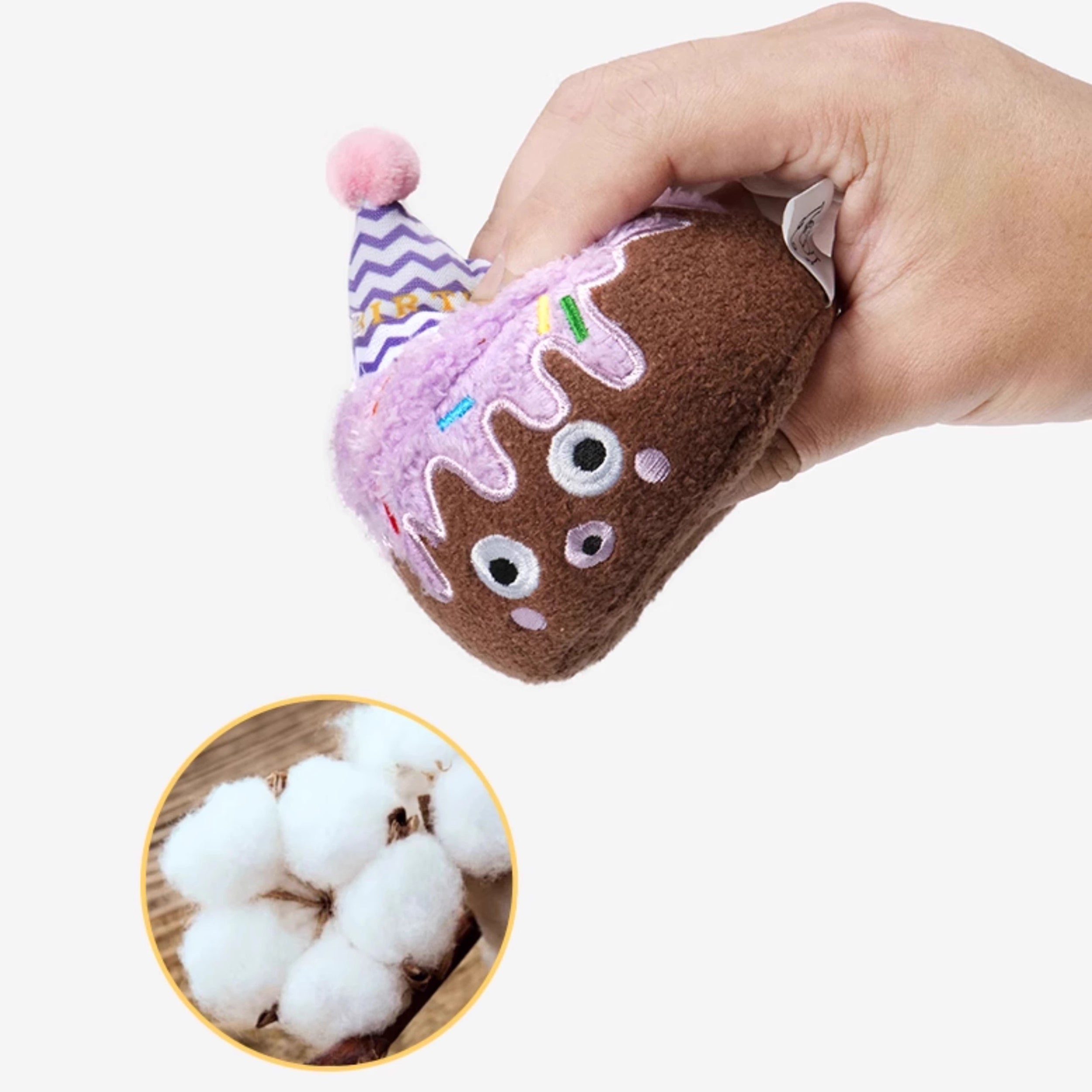 Plush Squeaky Dog Toy – Durable Chew-Resistant Sound Toy