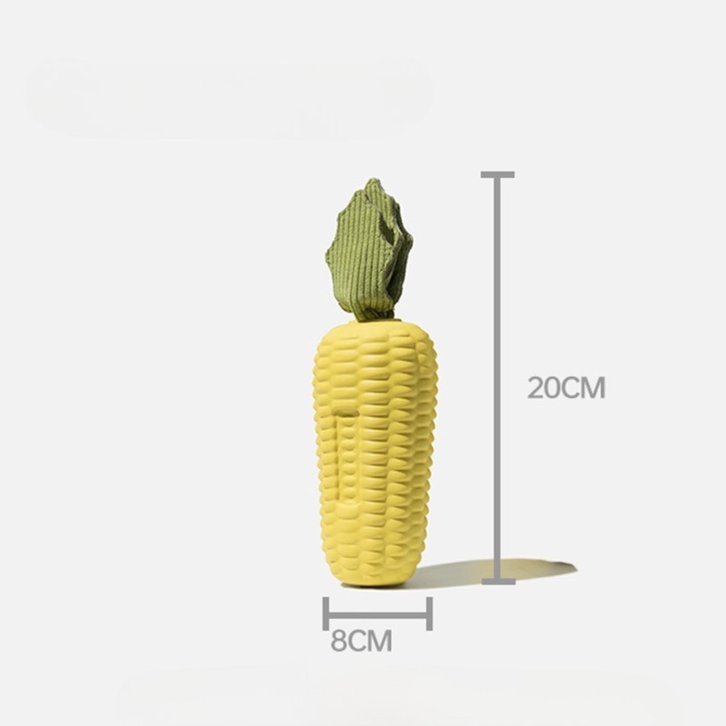 Realistic Corn Dog Chew Toy – Durable Squeaky Tooth-Cleaning Toy for Small & Medium Dogs, Self-Play Interactive Boredom Buster