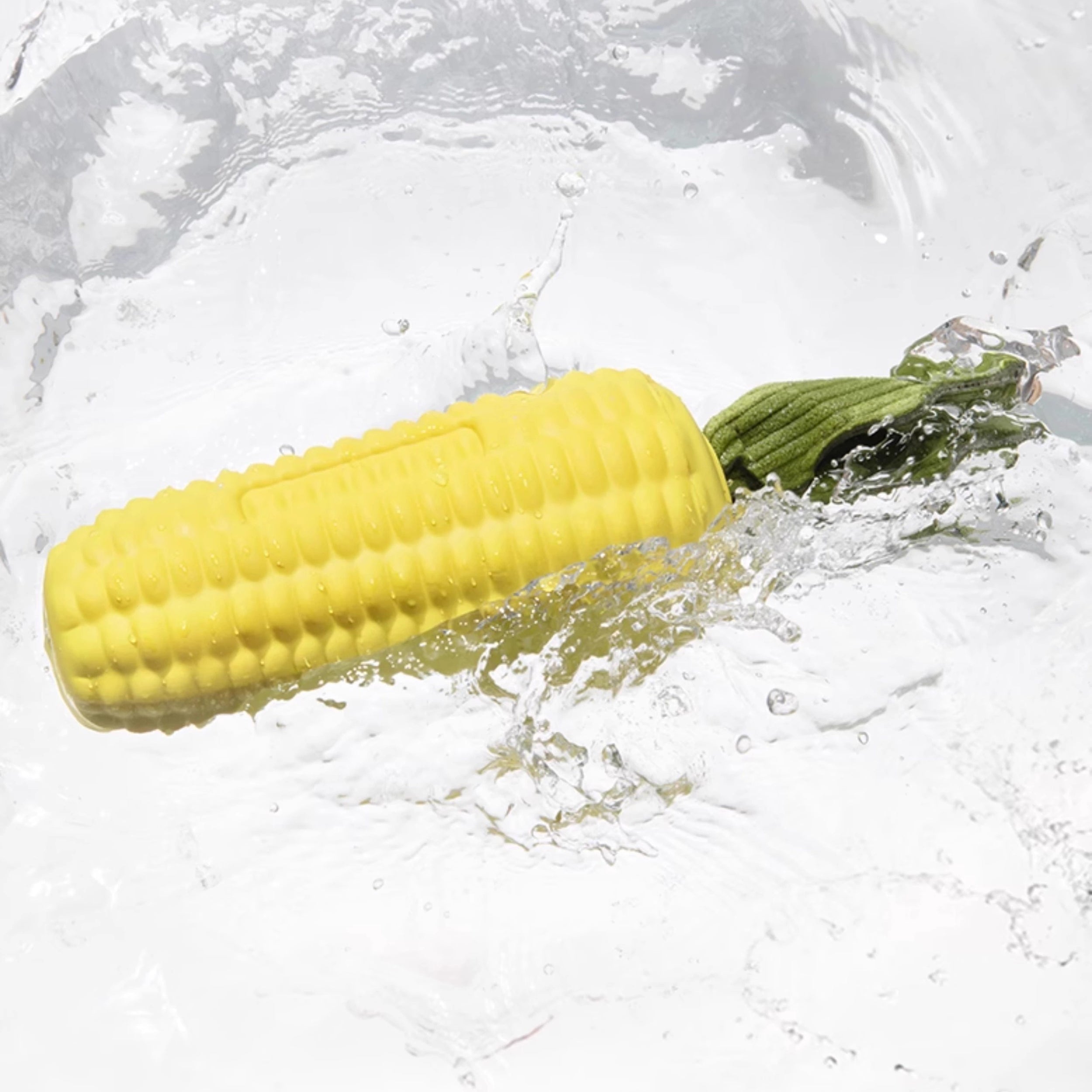 Realistic Corn Dog Chew Toy – Durable Squeaky Tooth-Cleaning Toy for Small & Medium Dogs, Self-Play Interactive Boredom Buster
