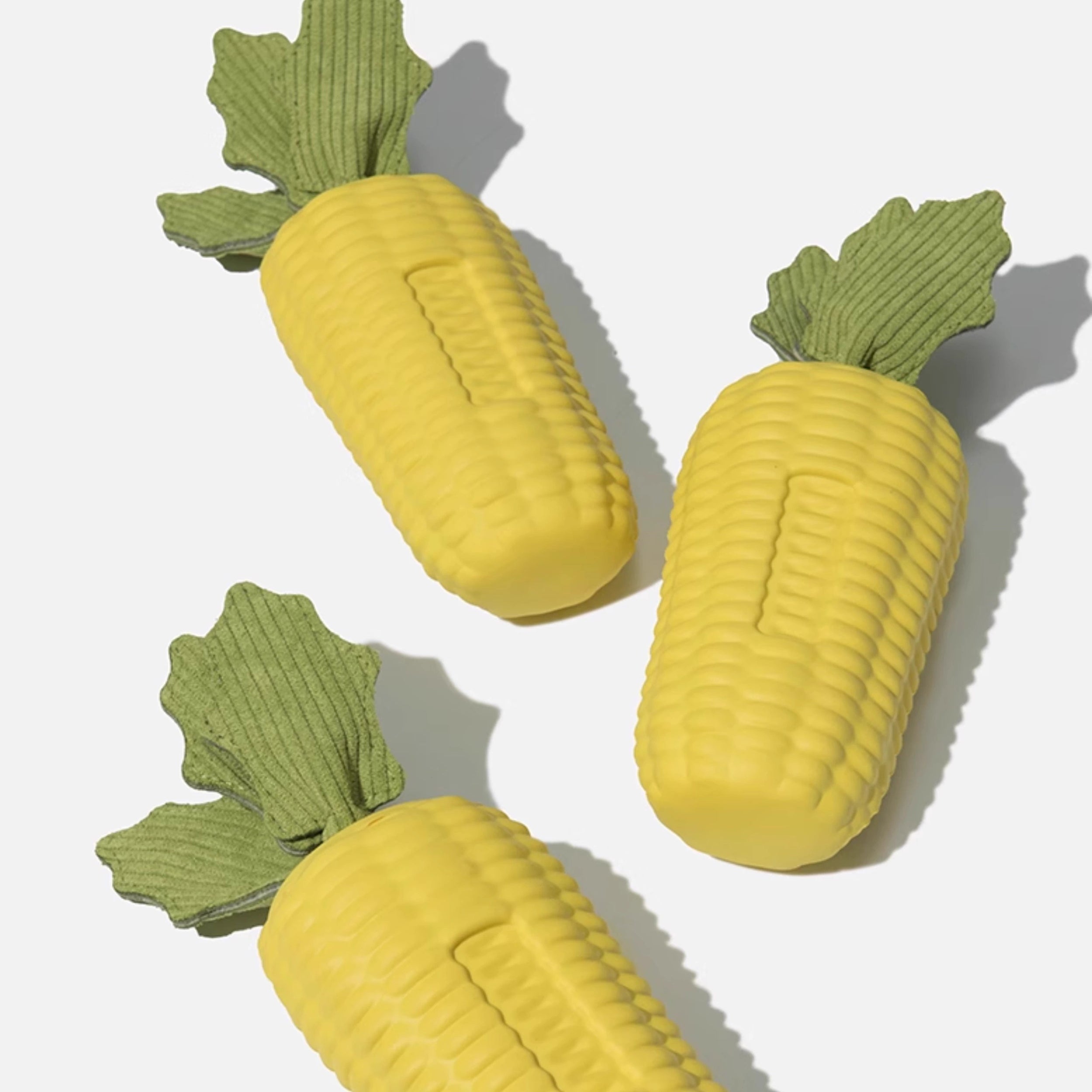 Realistic Corn Dog Chew Toy – Durable Squeaky Tooth-Cleaning Toy for Small & Medium Dogs, Self-Play Interactive Boredom Buster