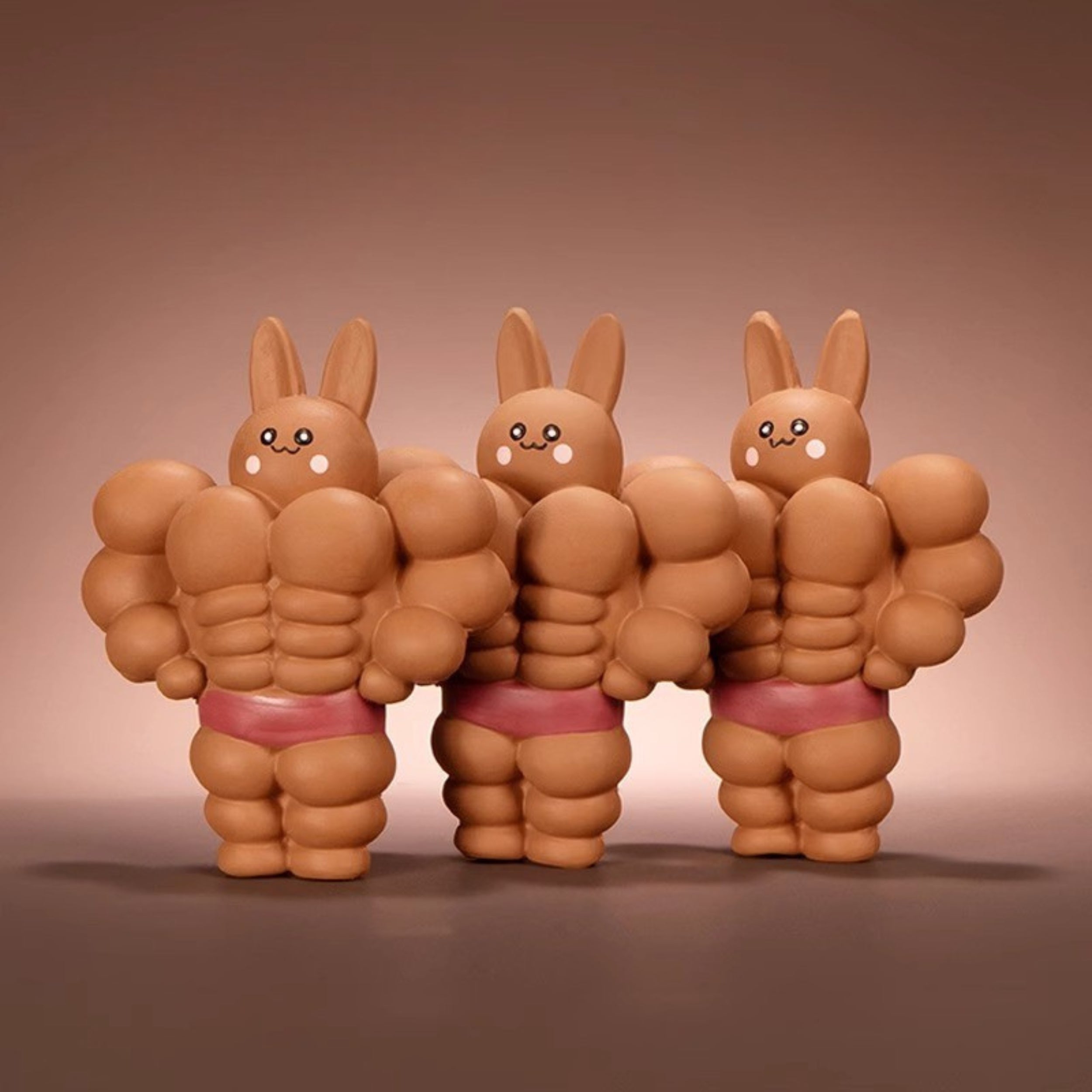 Muscle Bunny Dog Toy – Chew and Squeaky toy