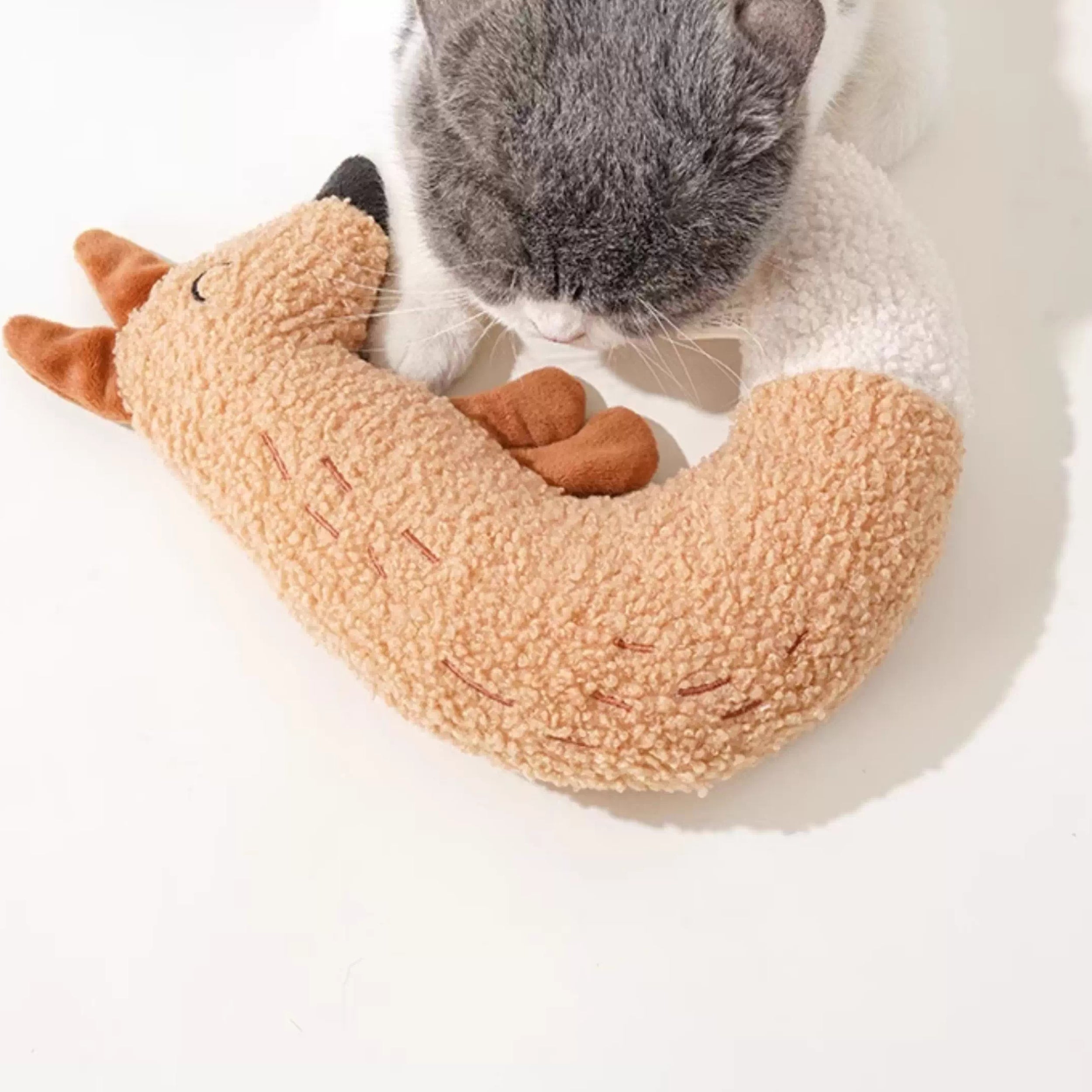 Soothing Plush Toy for Cats - fox and duck