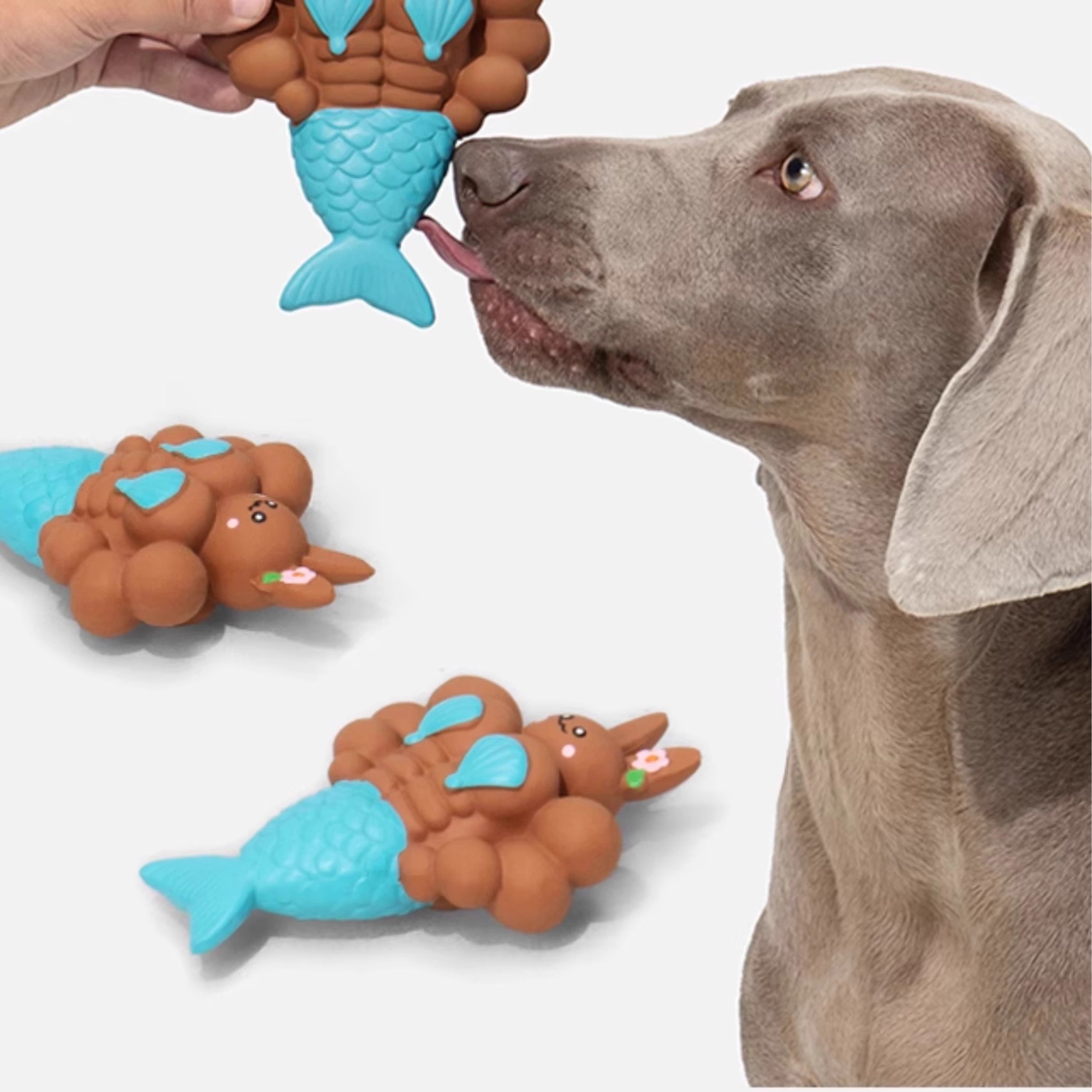 Latex Squeaky Bunny Dog Toy – Durable Chew & Teeth Cleaning Toy