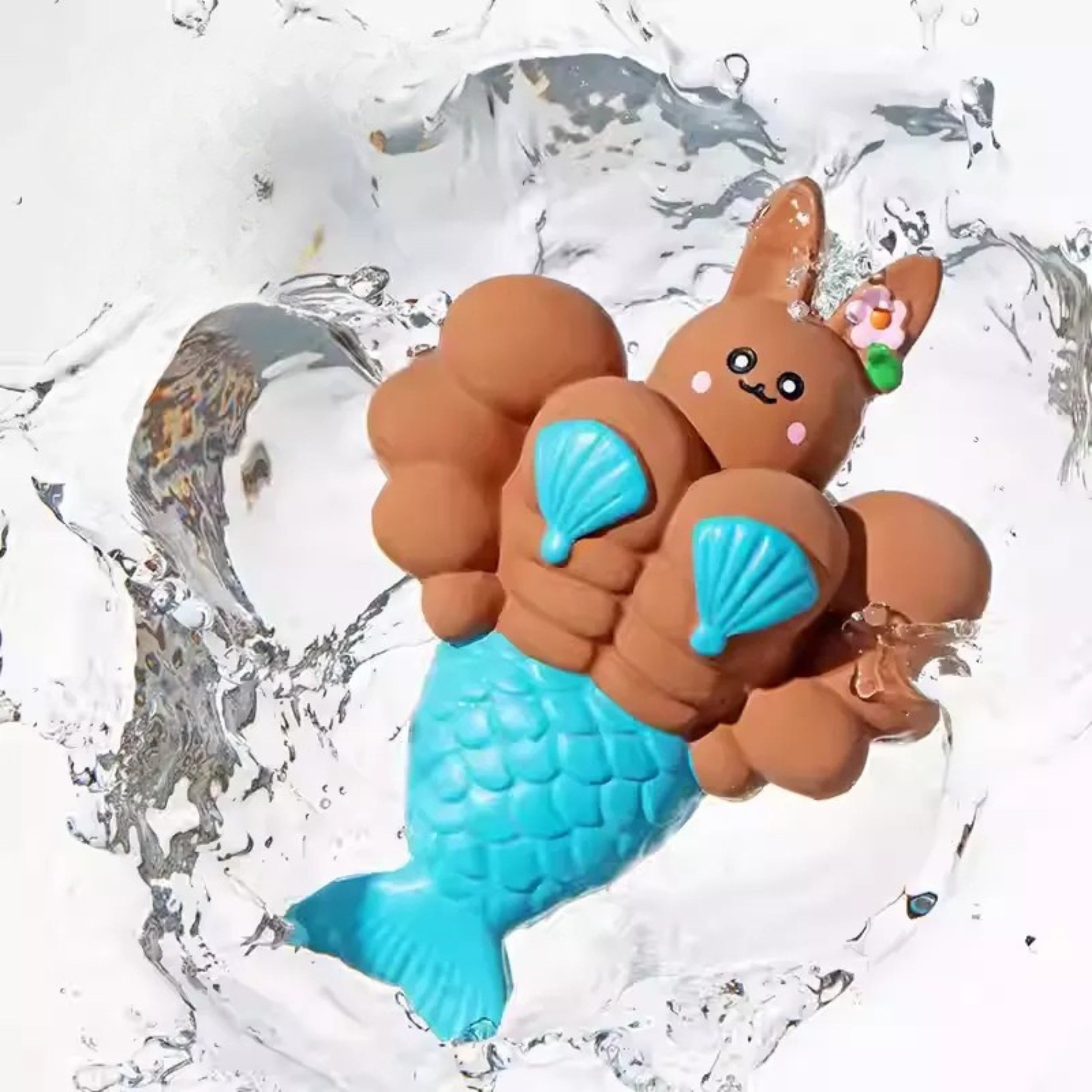 Latex Squeaky Bunny Dog Toy – Durable Chew & Teeth Cleaning Toy