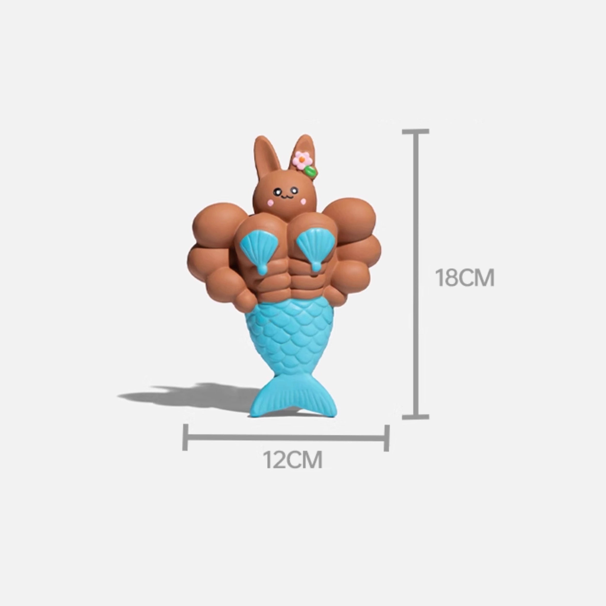Latex Squeaky Bunny Dog Toy – Durable Chew & Teeth Cleaning Toy
